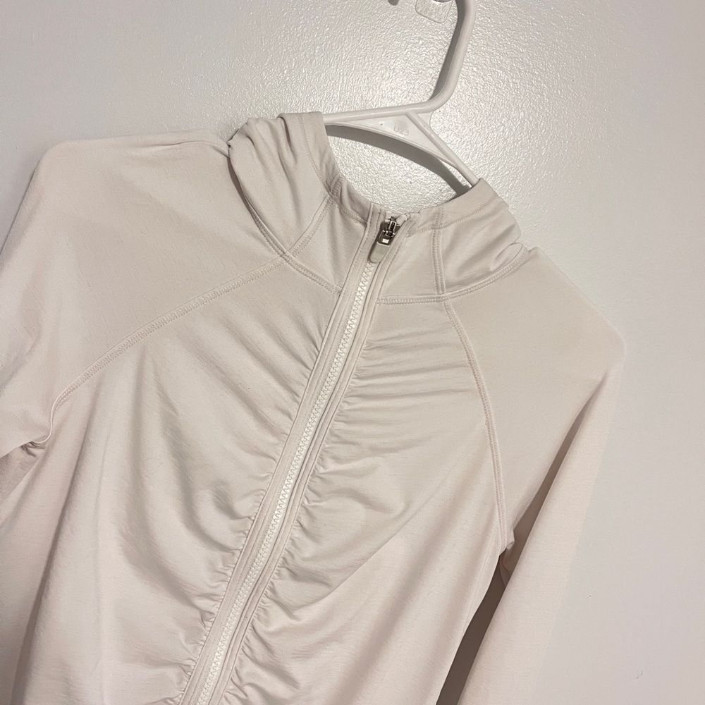 Athleta White Full Zip Active Jacket - image 3